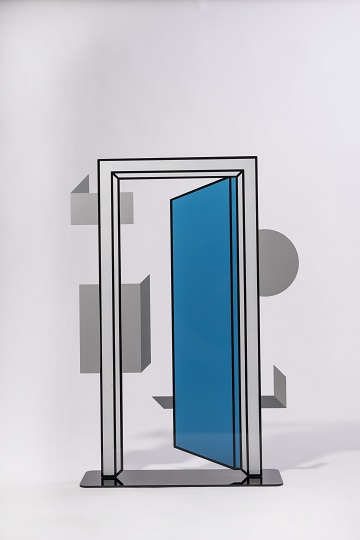 엔조,문(series1),50x16x57.5cm,steel,자동차페인트,2019
